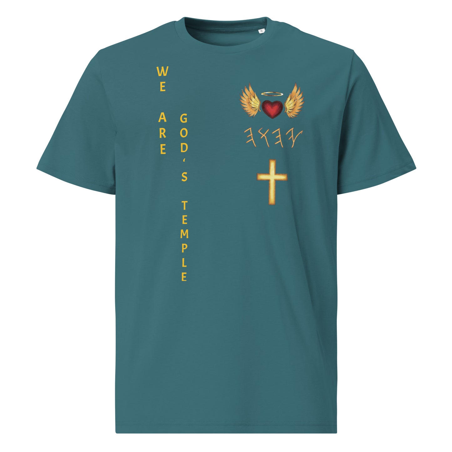 YAHUAH’s Temple S Unisex organic cotton t-shirt