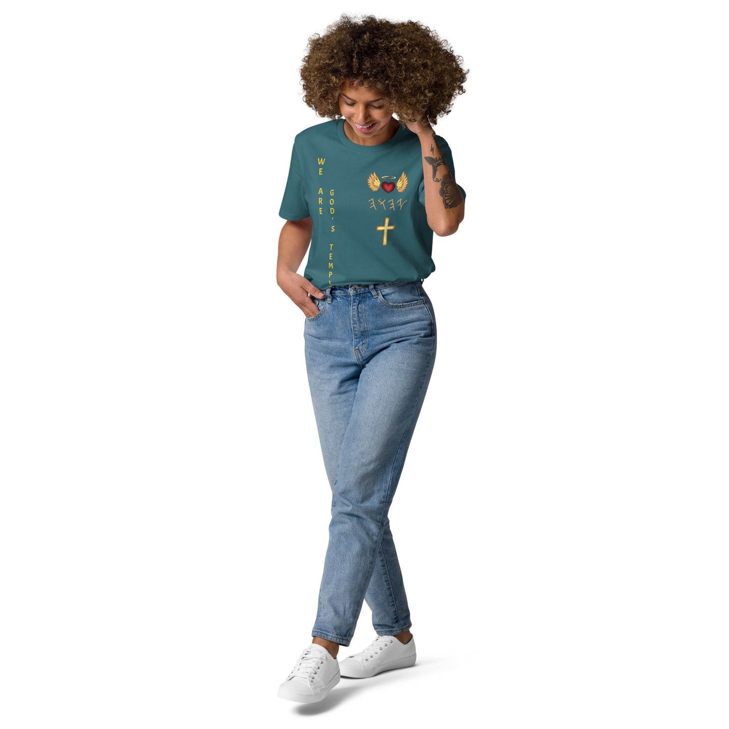 YAHUAH’s Temple S Unisex organic cotton t-shirt