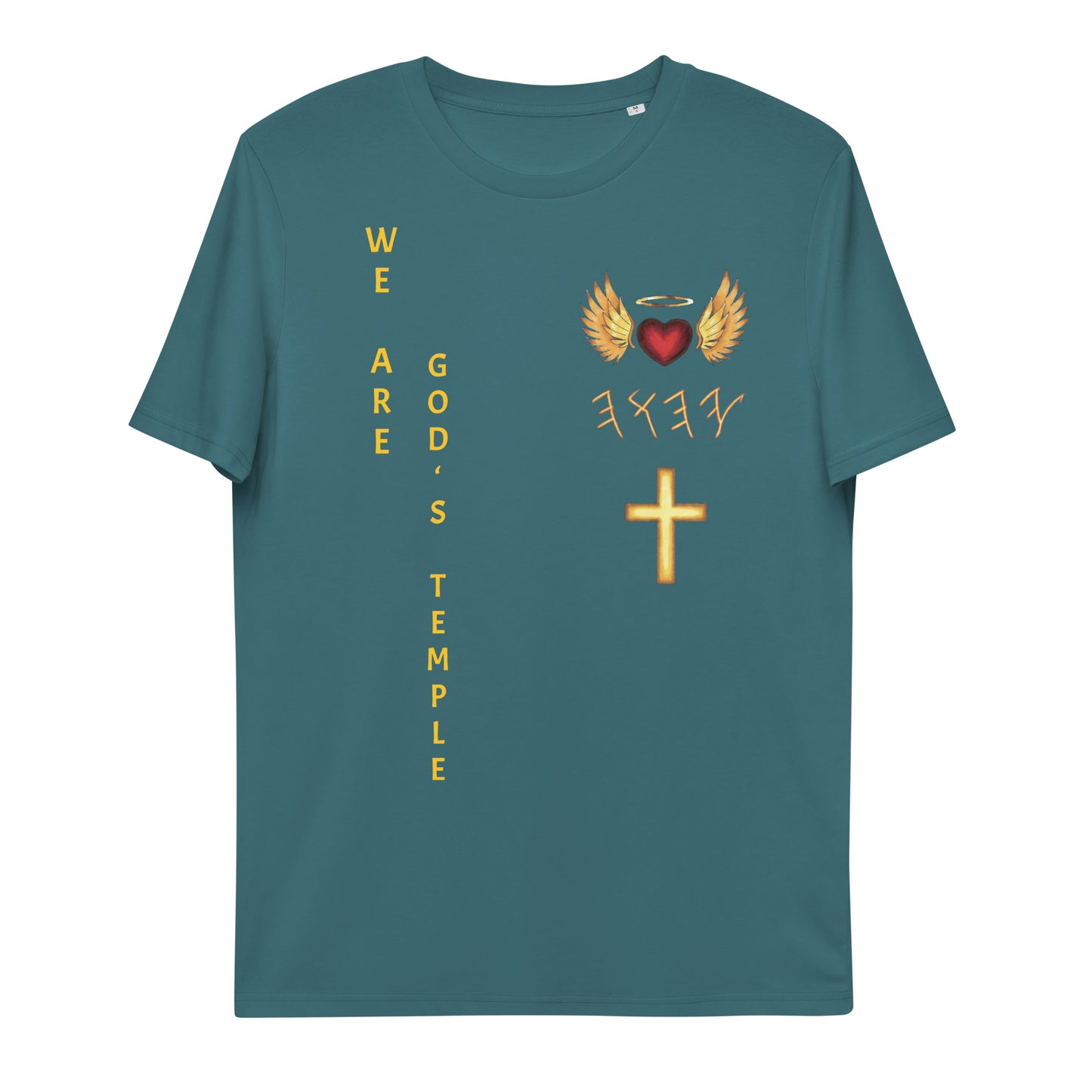 YAHUAH’s Temple S Unisex organic cotton t-shirt