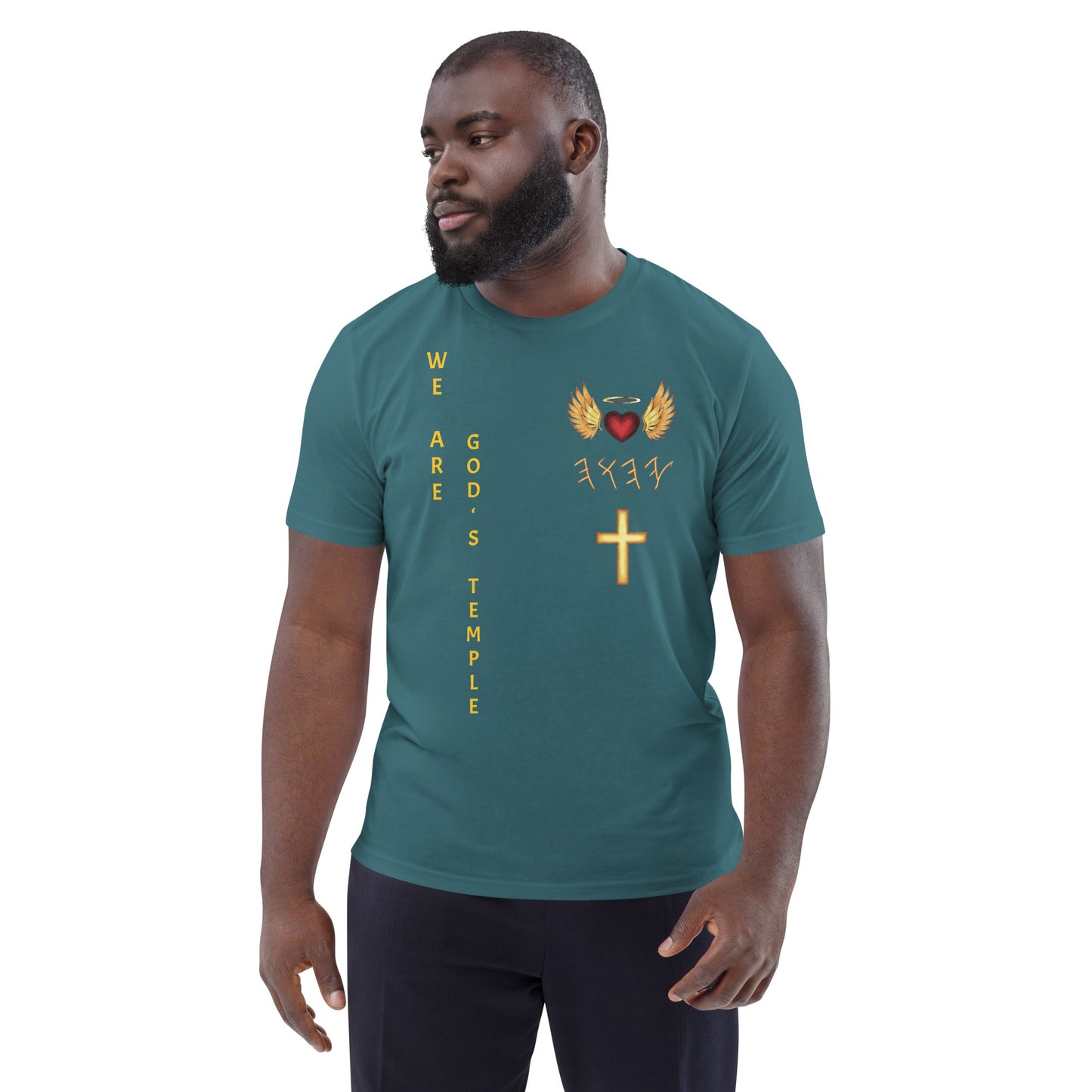 YAHUAH’s Temple S Unisex organic cotton t-shirt