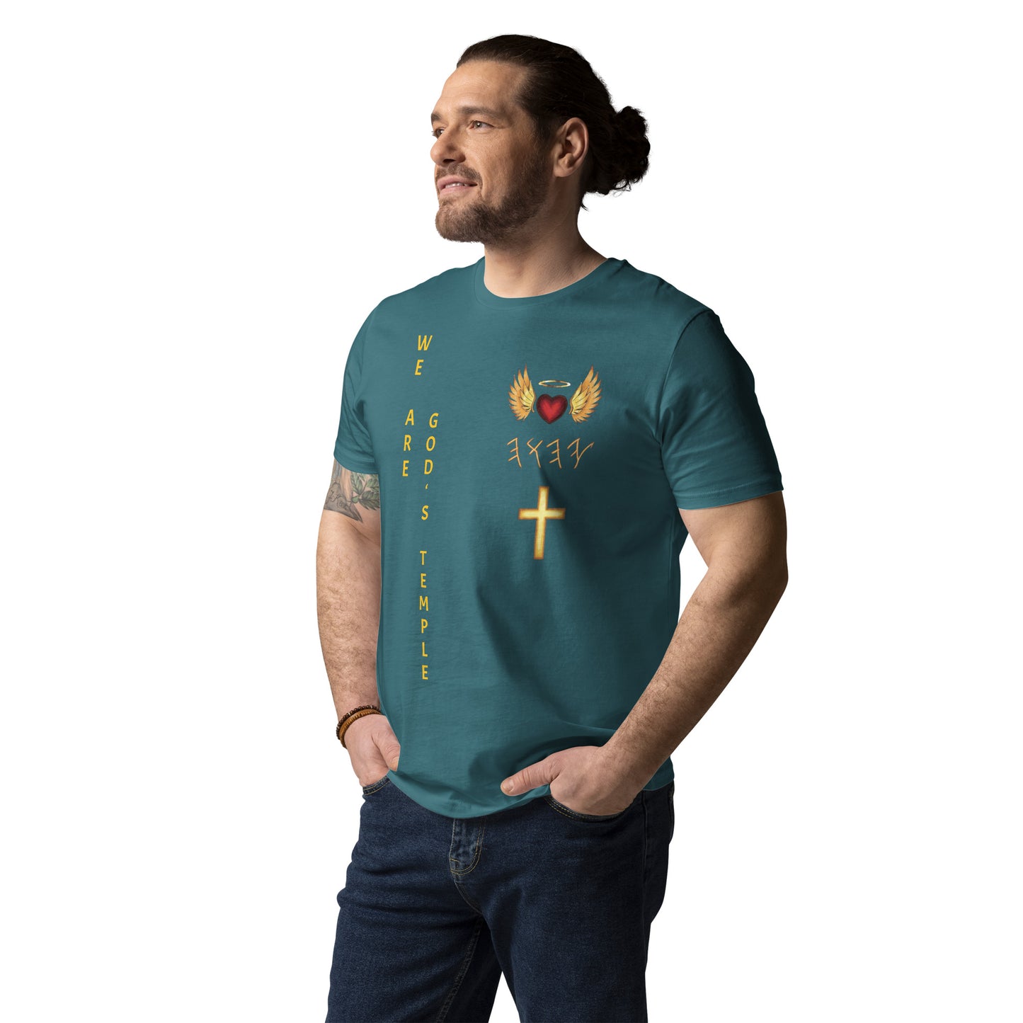 YAHUAH’s Temple S Unisex organic cotton t-shirt