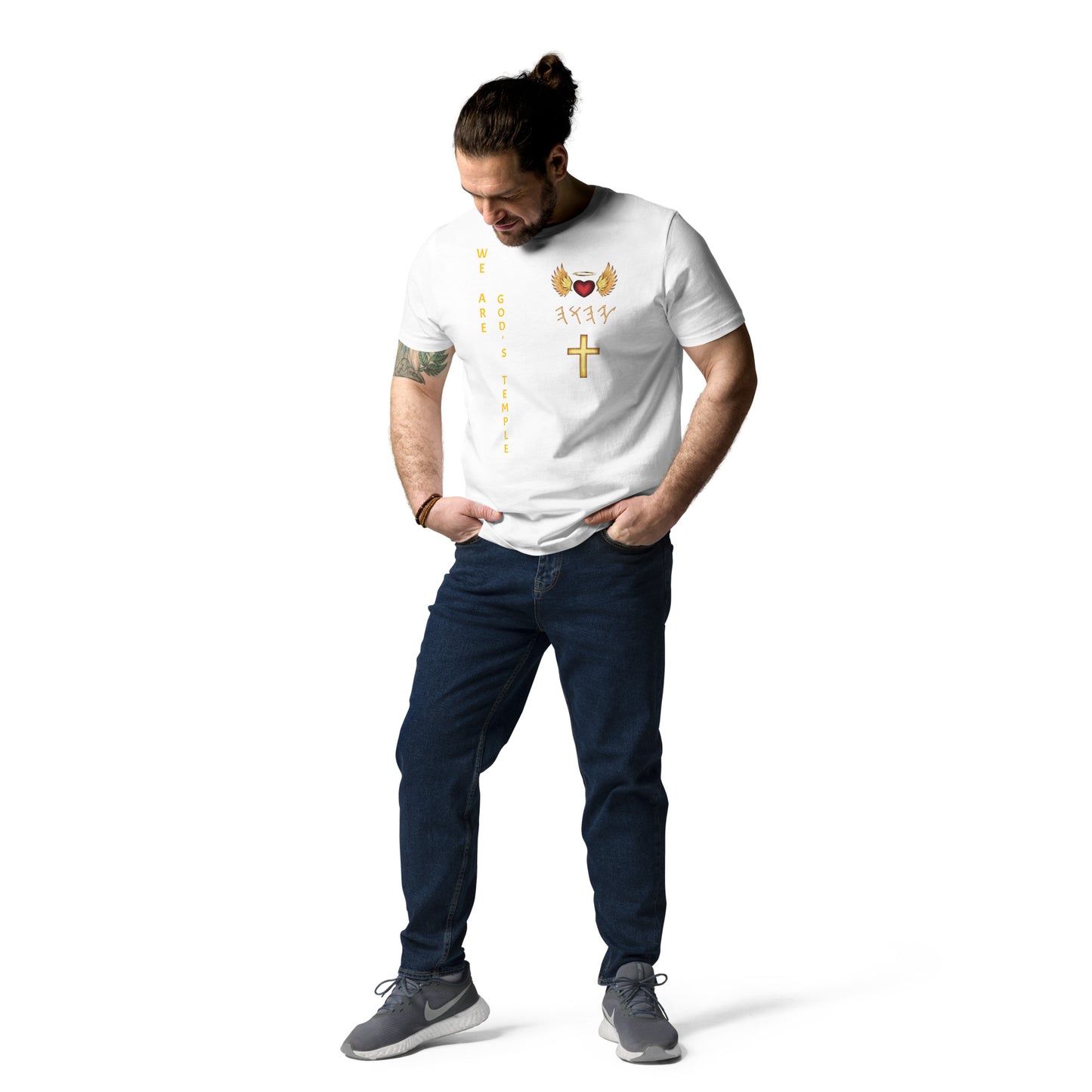 YAHUAH’s Temple S Unisex organic cotton t-shirt