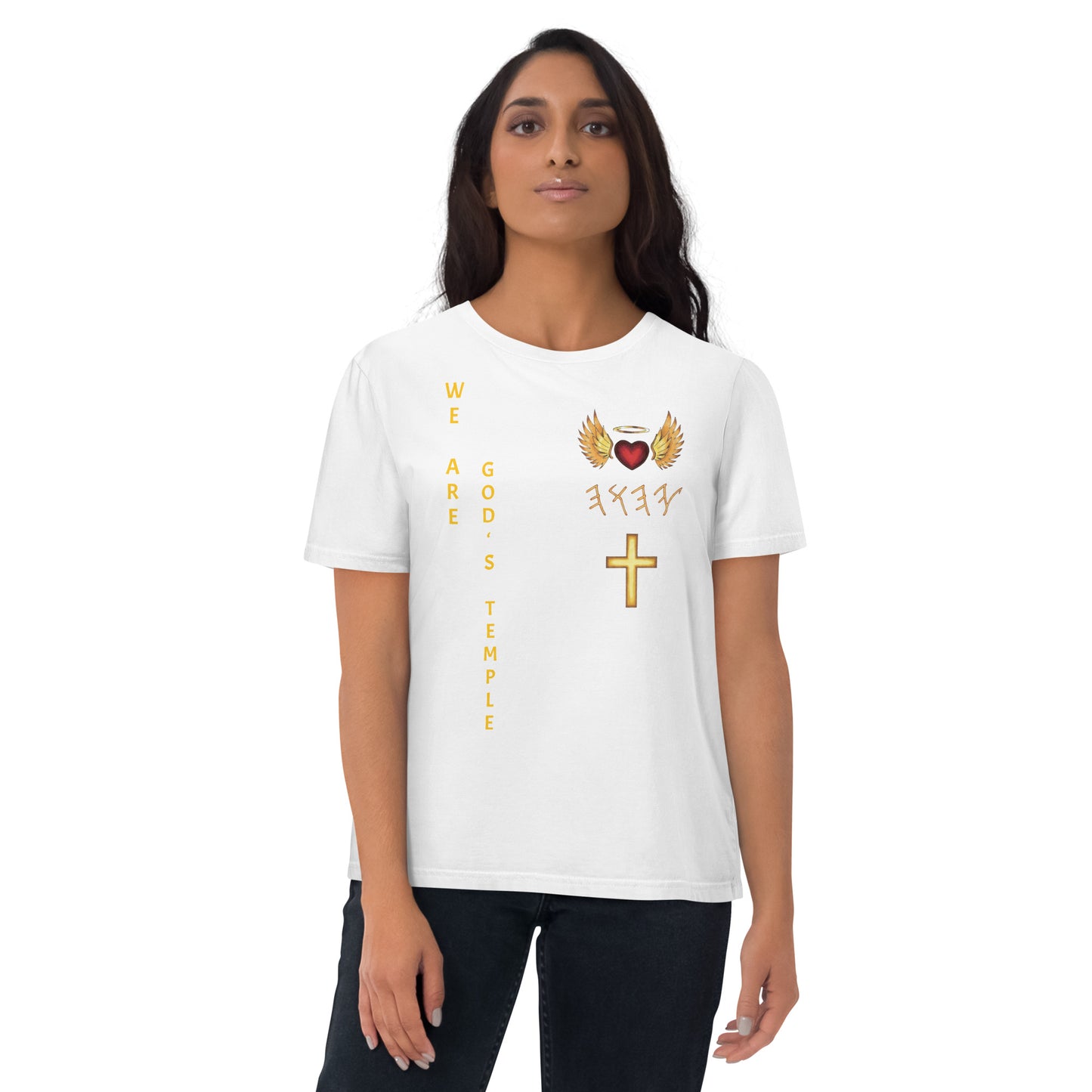 YAHUAH’s Temple S Unisex organic cotton t-shirt