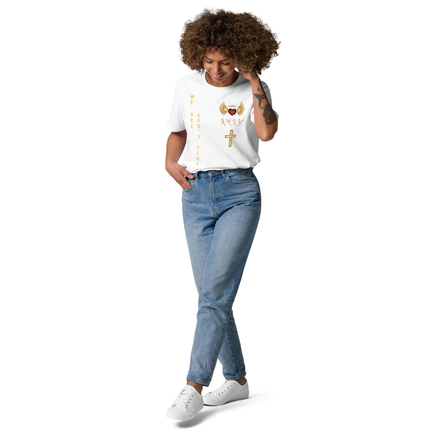 YAHUAH’s Temple S Unisex organic cotton t-shirt