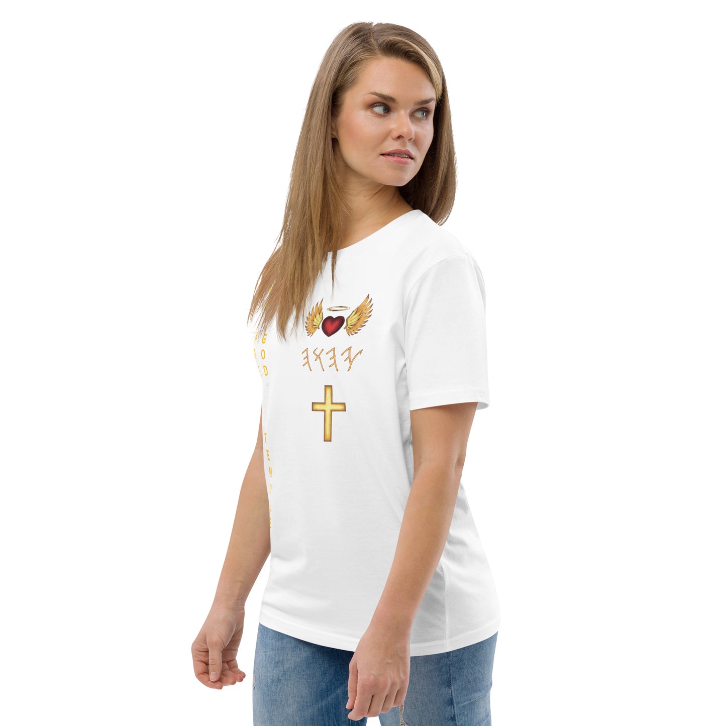 YAHUAH’s Temple S Unisex organic cotton t-shirt