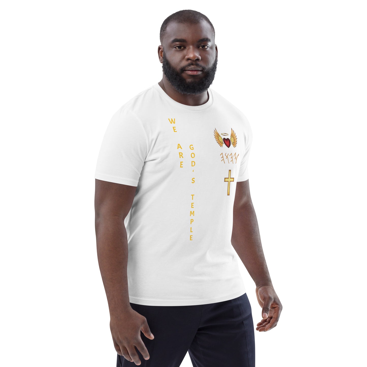 YAHUAH’s Temple S Unisex organic cotton t-shirt