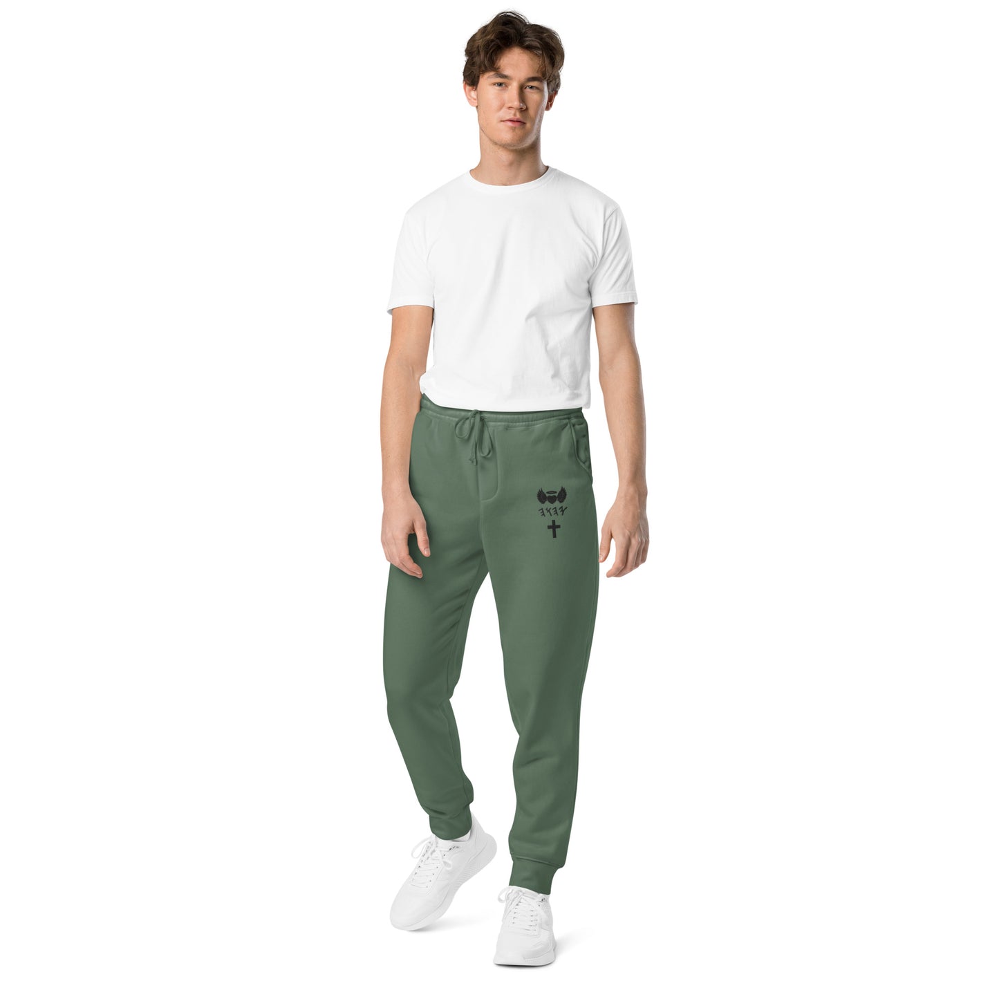 YAHUAH’s Temple P Unisex pigment-dyed sweatpants
