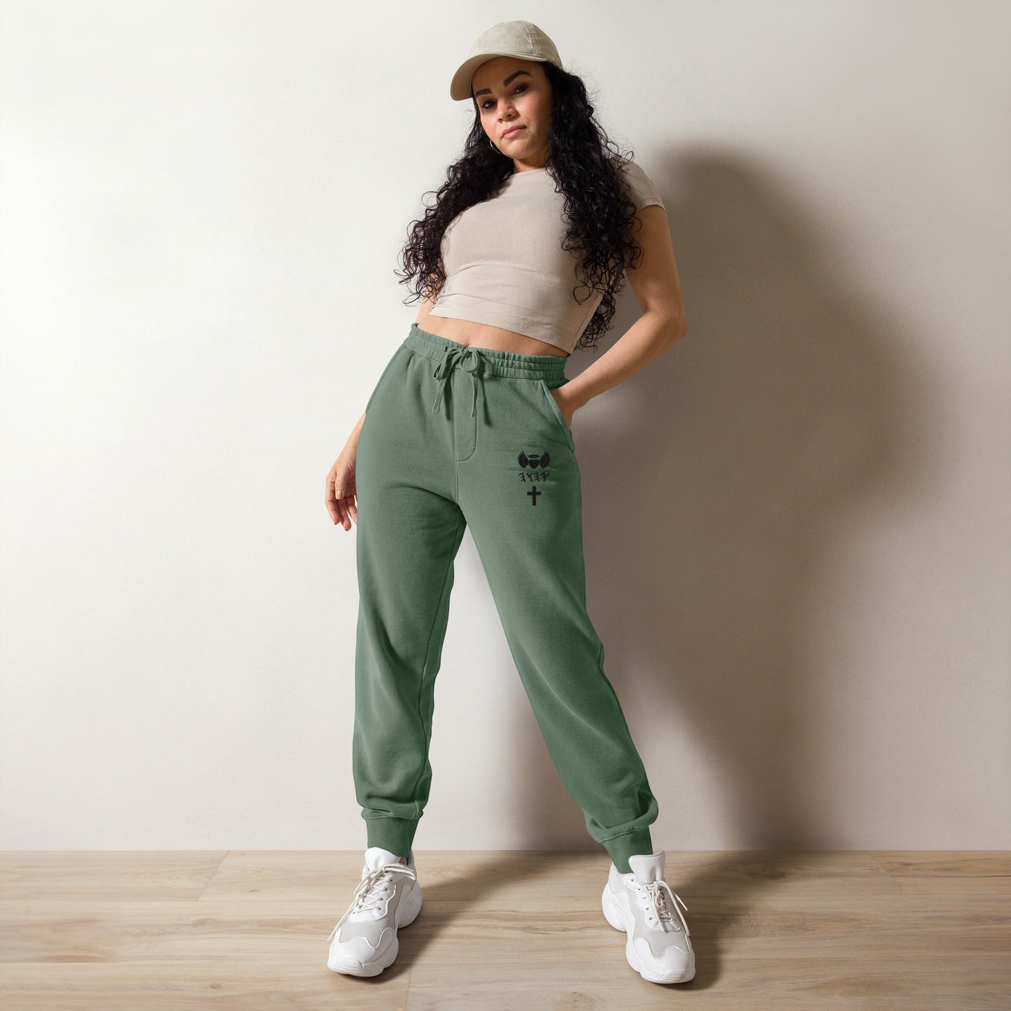 YAHUAH’s Temple P Unisex pigment-dyed sweatpants