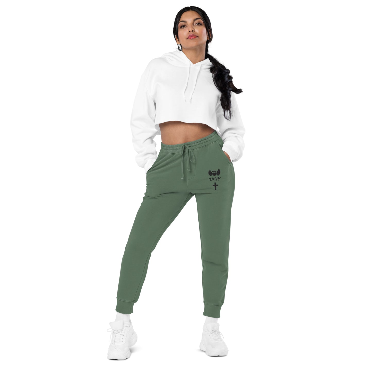 YAHUAH’s Temple P Unisex pigment-dyed sweatpants