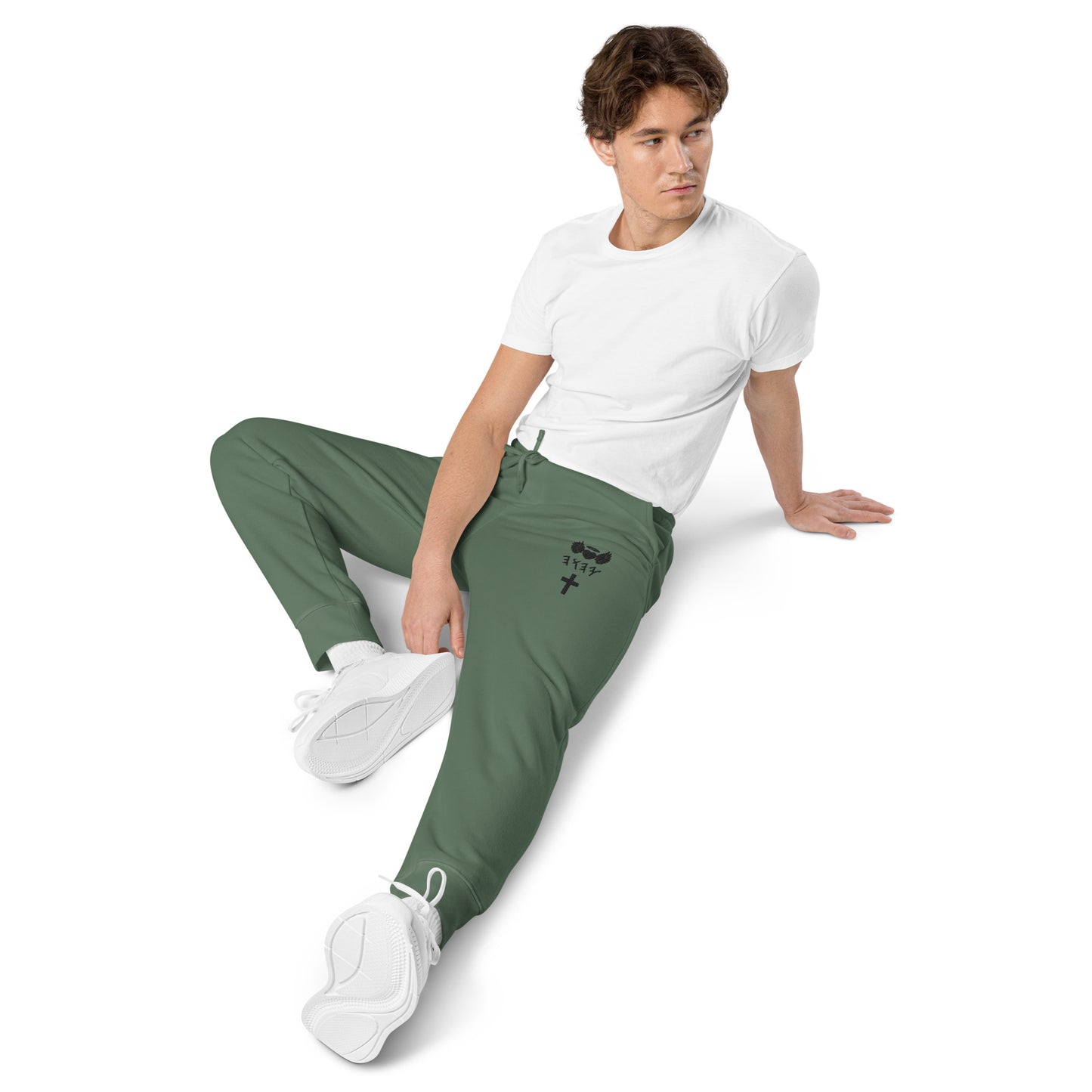 YAHUAH’s Temple P Unisex pigment-dyed sweatpants