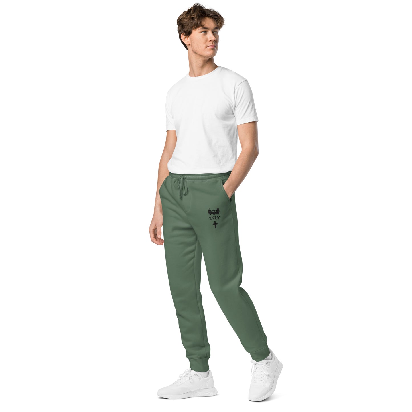 YAHUAH’s Temple P Unisex pigment-dyed sweatpants