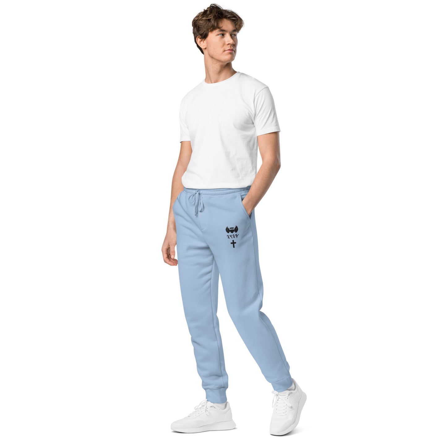 YAHUAH’s Temple P Unisex pigment-dyed sweatpants