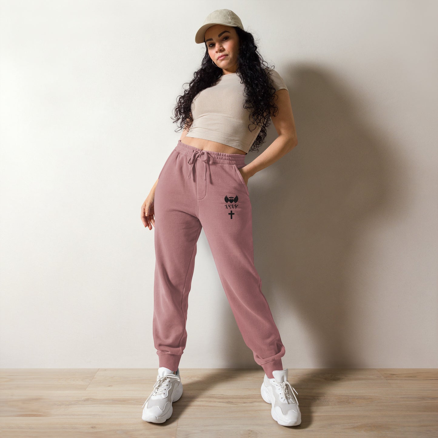 YAHUAH’s Temple P Unisex pigment-dyed sweatpants