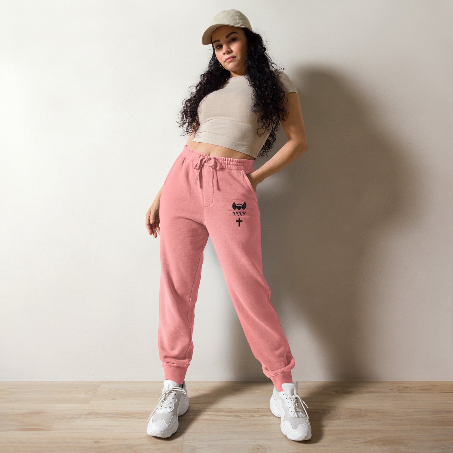 YAHUAH’s Temple P Unisex pigment-dyed sweatpants