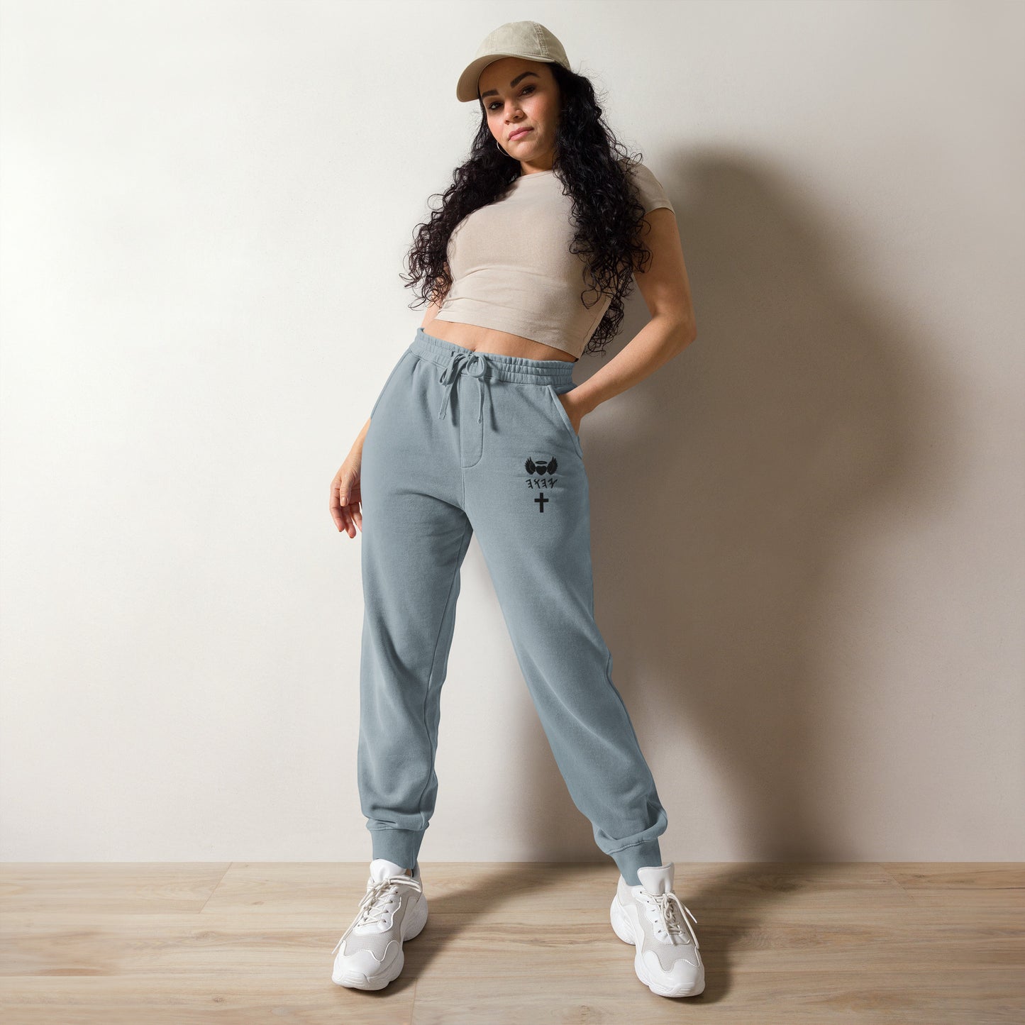 YAHUAH’s Temple P Unisex pigment-dyed sweatpants