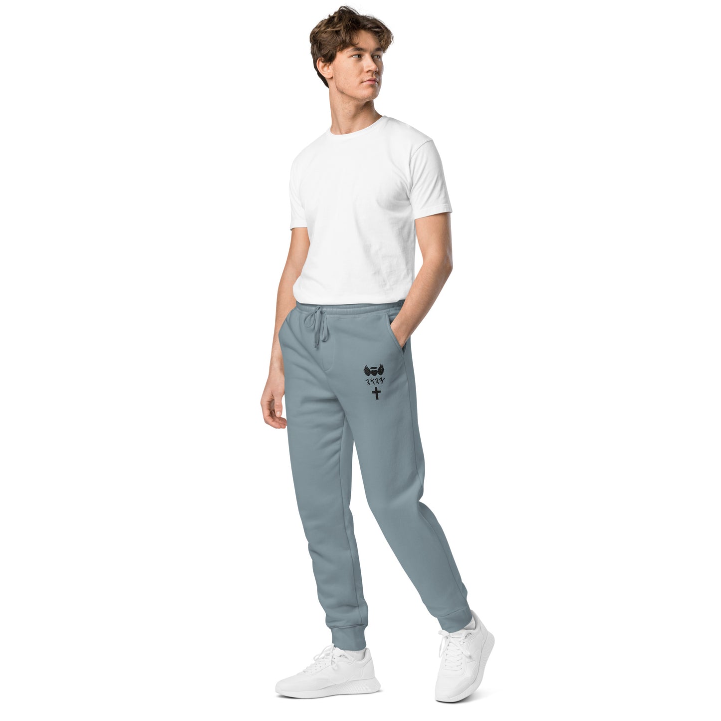 YAHUAH’s Temple P Unisex pigment-dyed sweatpants