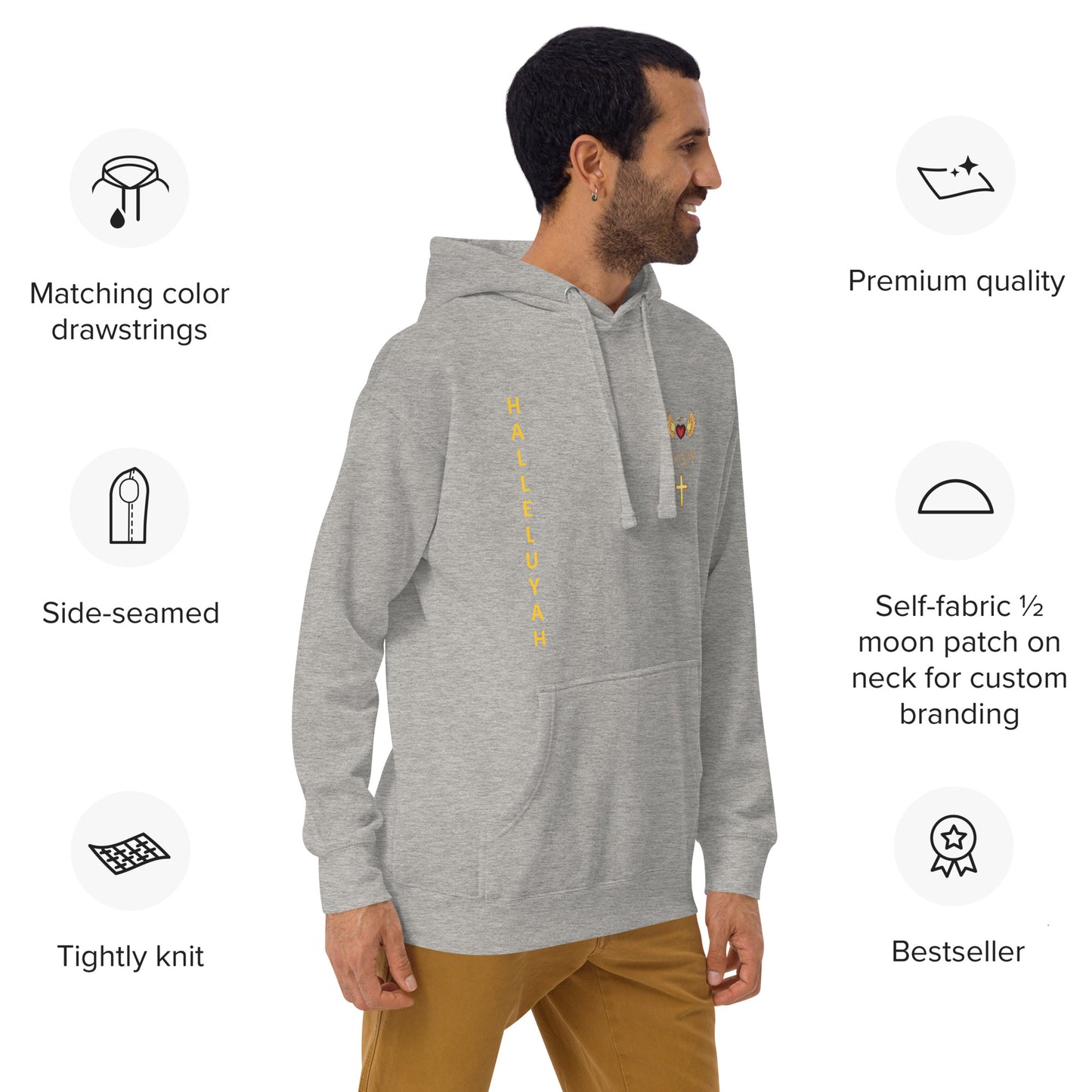 YAHUAH’s Temple J Unisex Hoodie