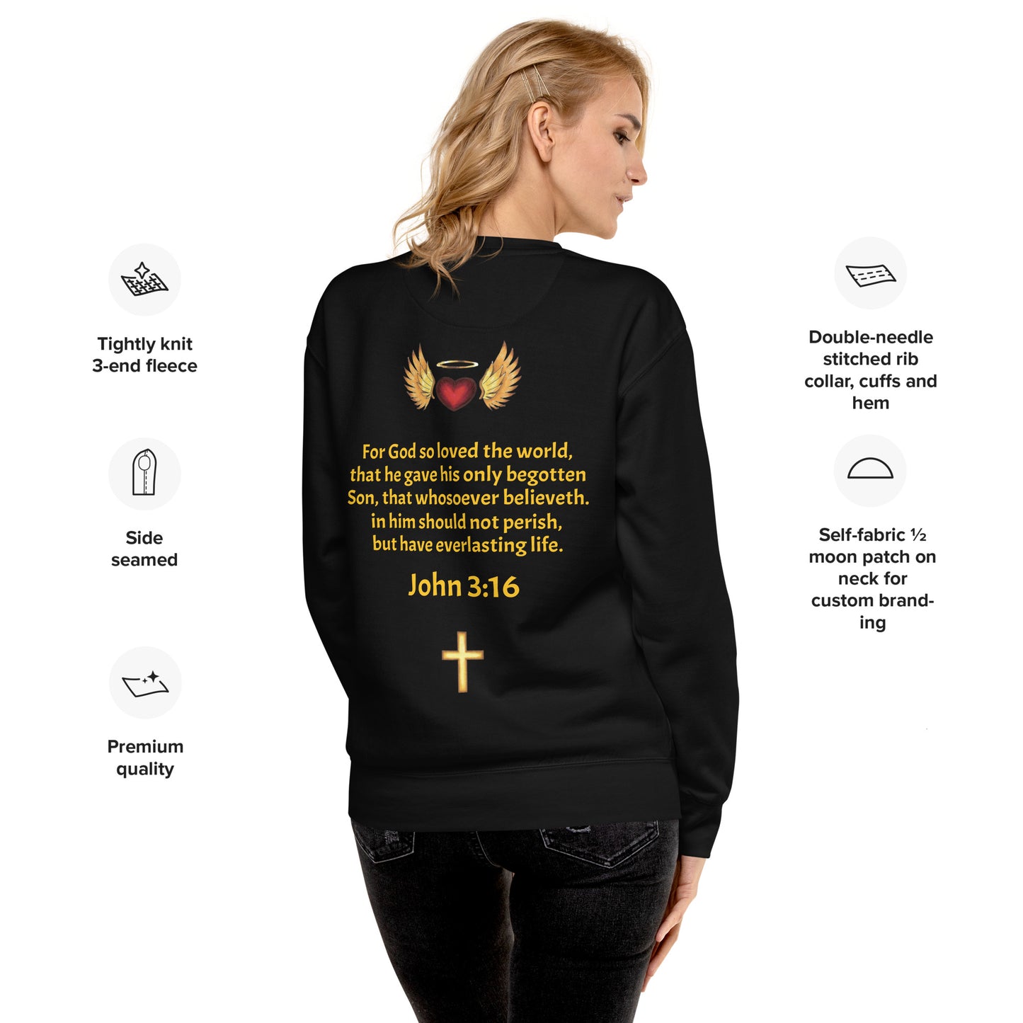 YAHUAH’s Temple JS Unisex Premium Sweatshirt
