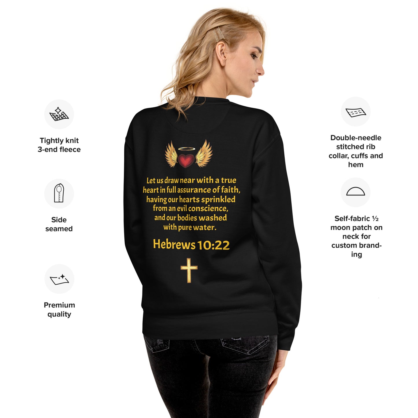 YAHUAH’s Temple JS Unisex Premium Sweatshirt