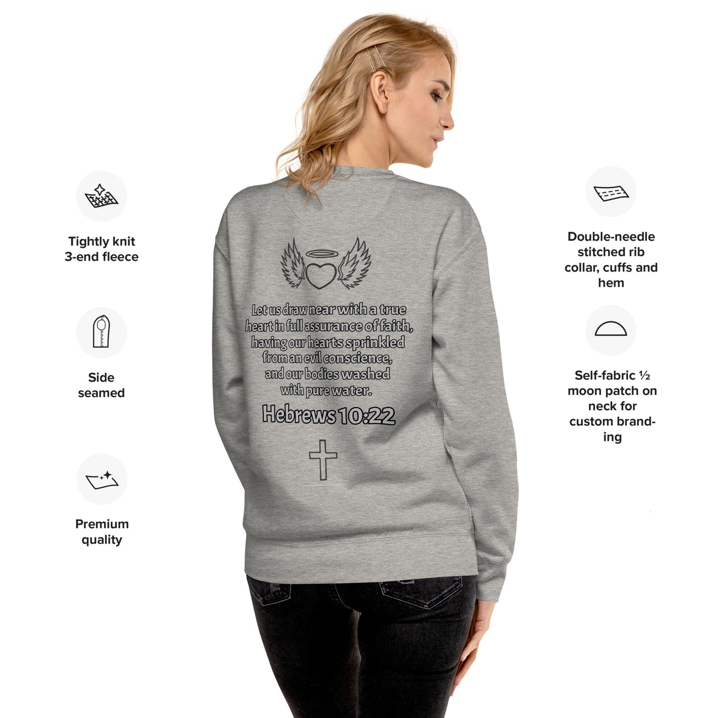 YAHUAH’s Temple JS Unisex Premium Sweatshirt
