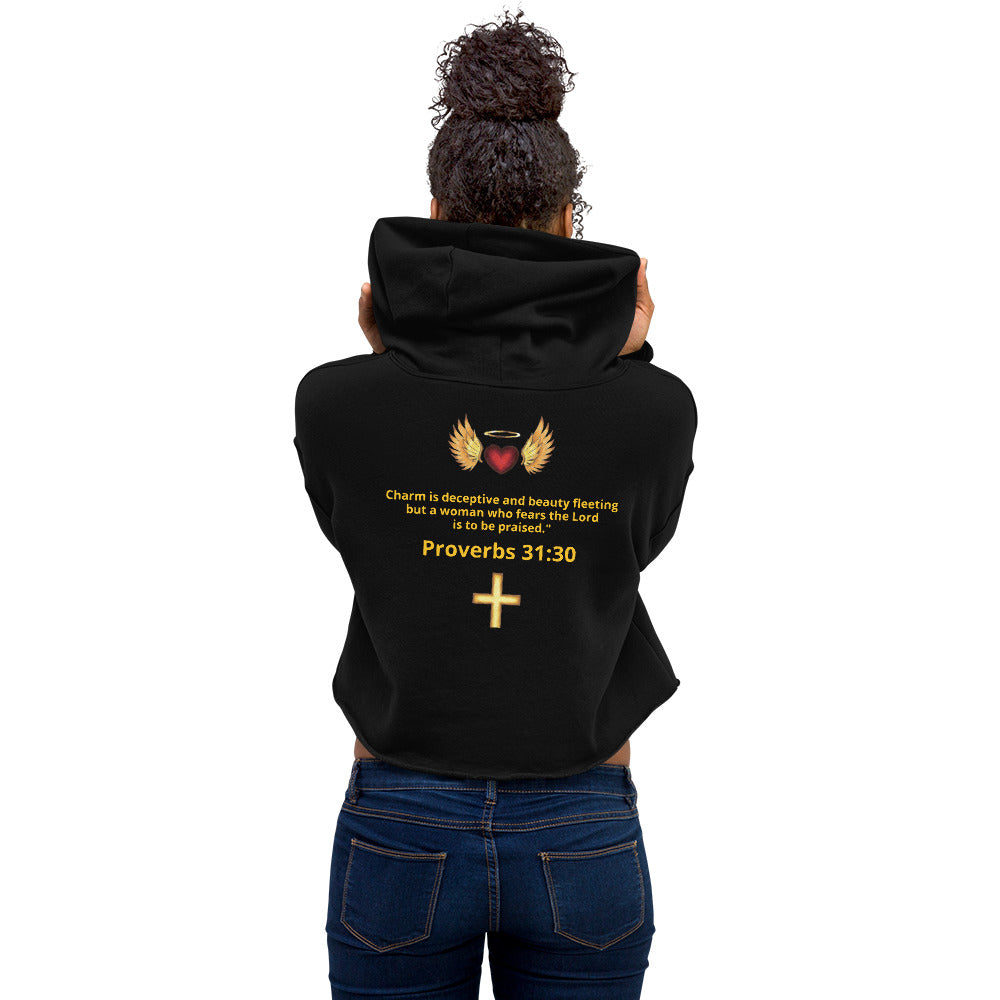 YAHUAH’s Temple J Women Crop Hoodie