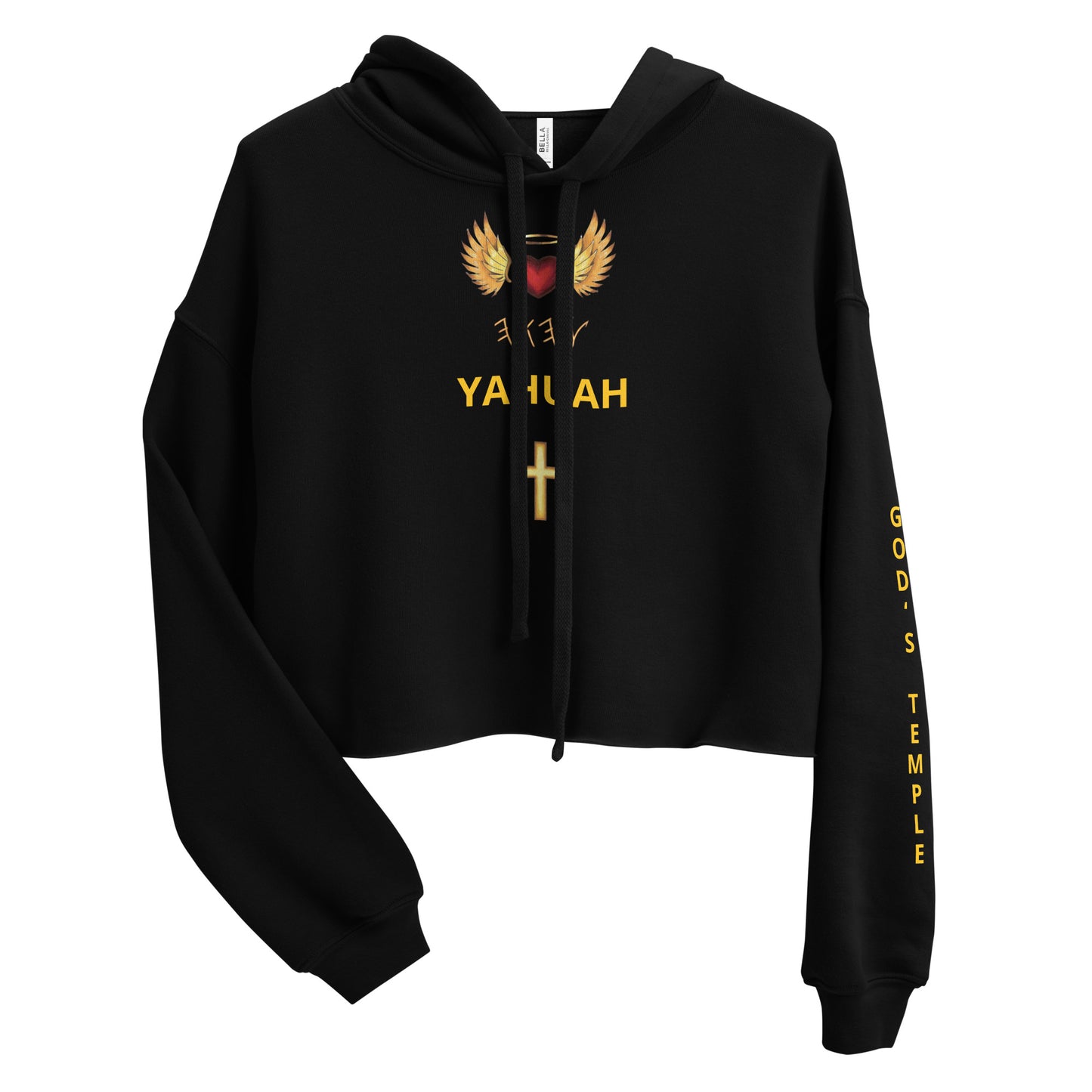 YAHUAH’s Temple J Women Crop Hoodie