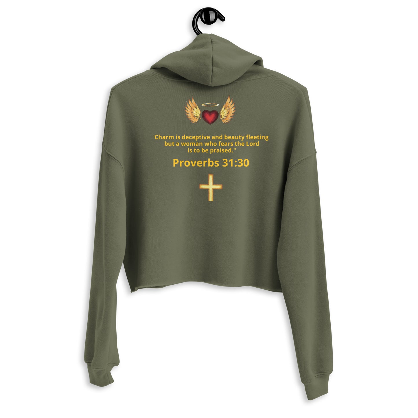 YAHUAH’s Temple J Women Crop Hoodie