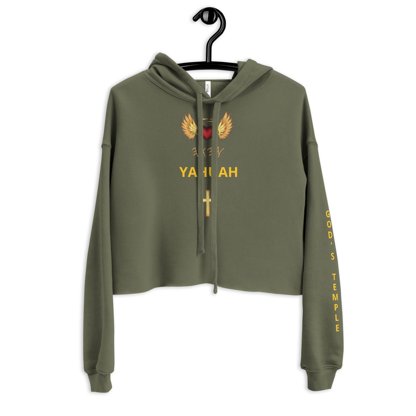 YAHUAH’s Temple J Women Crop Hoodie