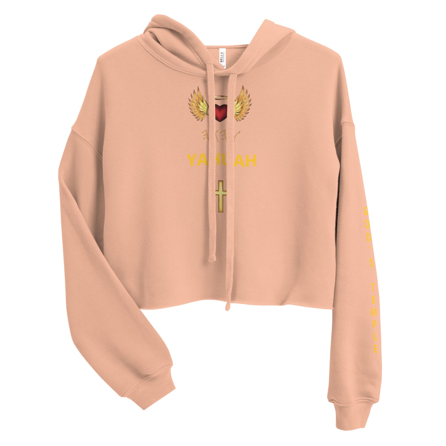 YAHUAH’s Temple J Women Crop Hoodie