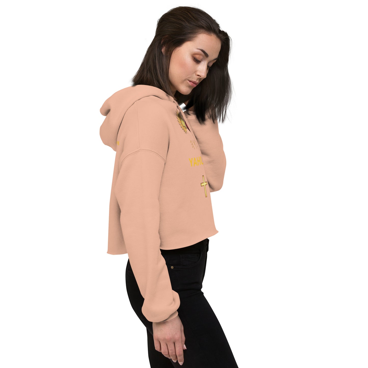 YAHUAH’s Temple J Women Crop Hoodie