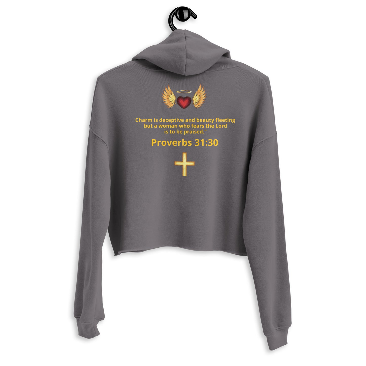 YAHUAH’s Temple J Women Crop Hoodie