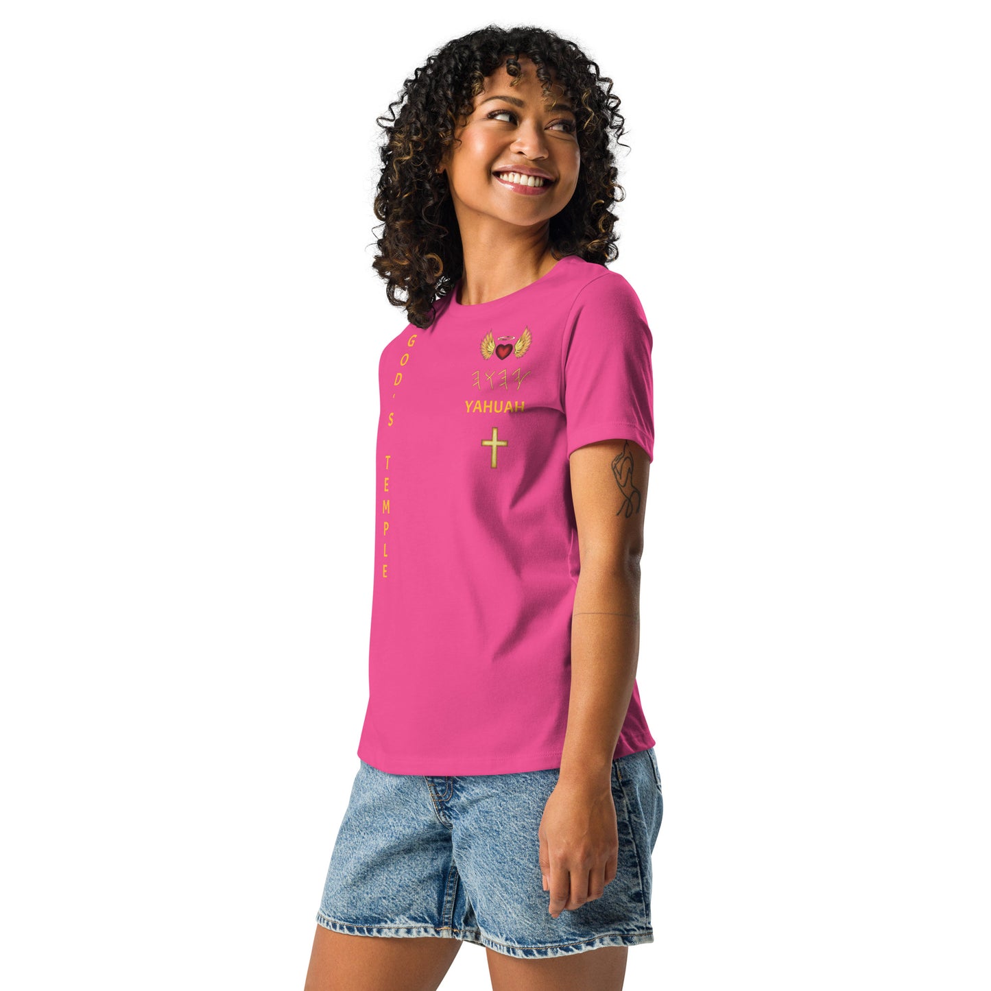 YAHUAH’s Temple S Women's Relaxed T-Shirt