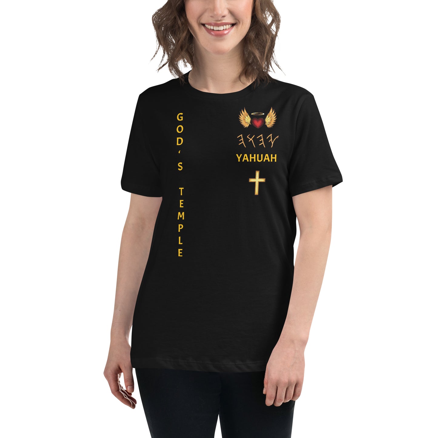 YAHUAH’s Temple S Women's Relaxed T-Shirt