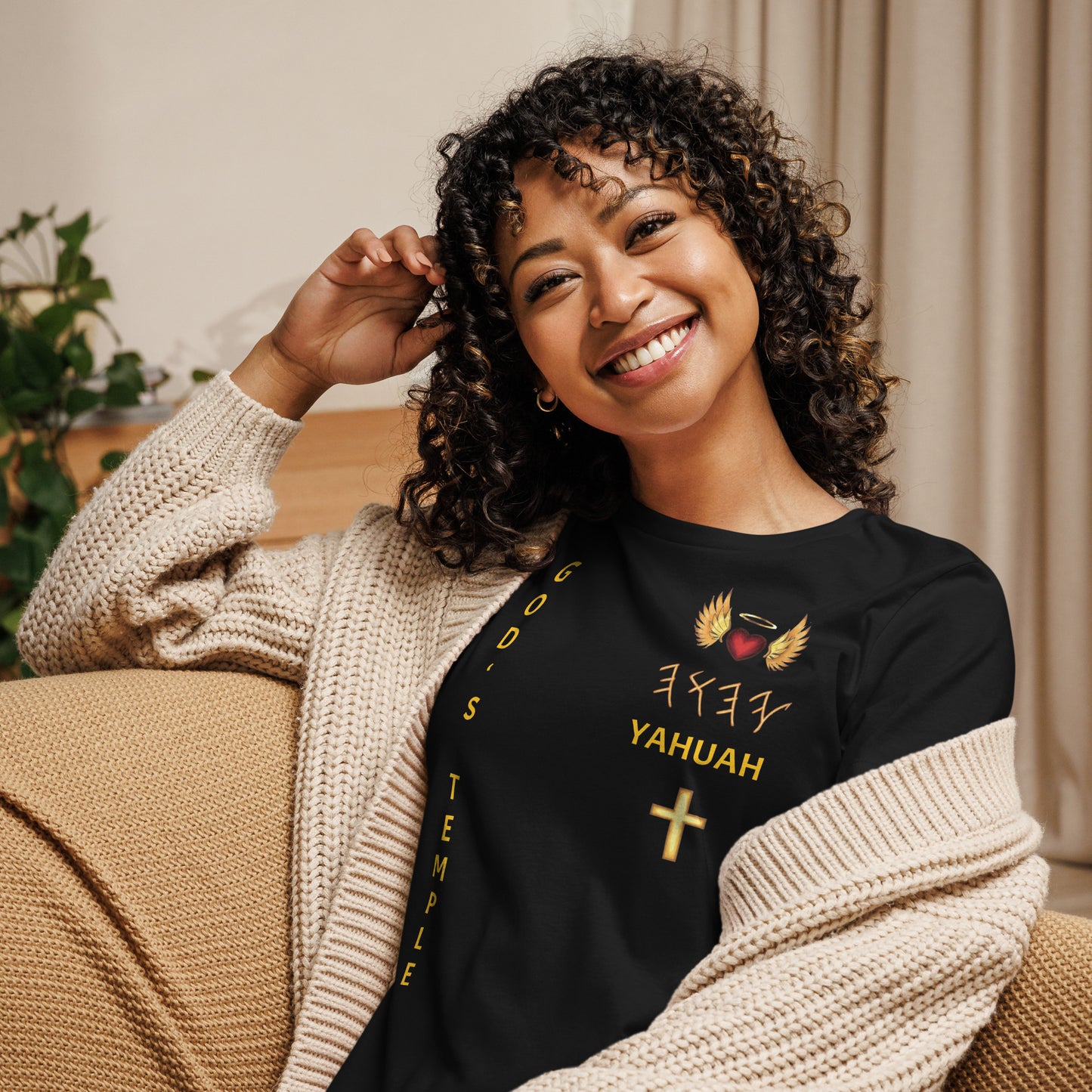 YAHUAH’s Temple S Women's Relaxed T-Shirt