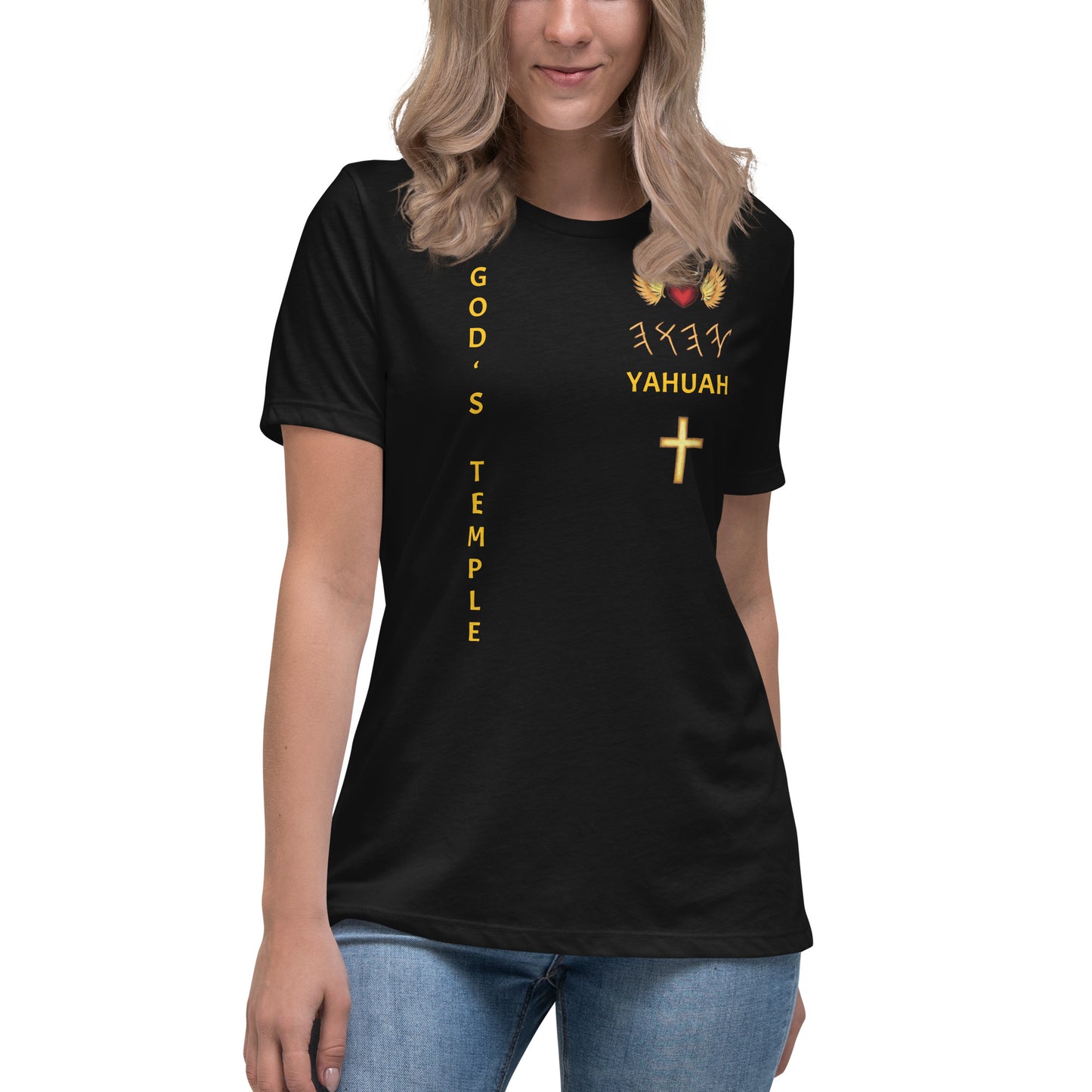 YAHUAH’s Temple S Women's Relaxed T-Shirt
