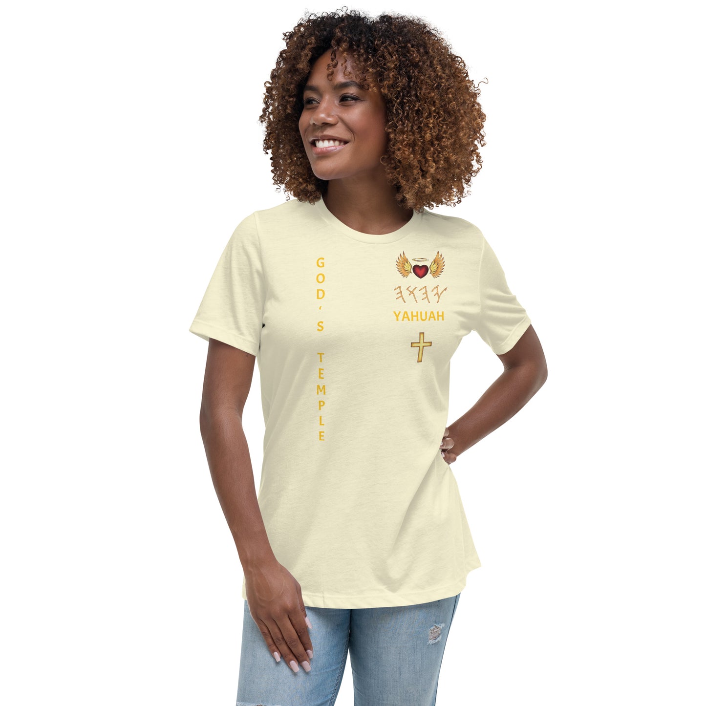 YAHUAH’s Temple S Women's Relaxed T-Shirt