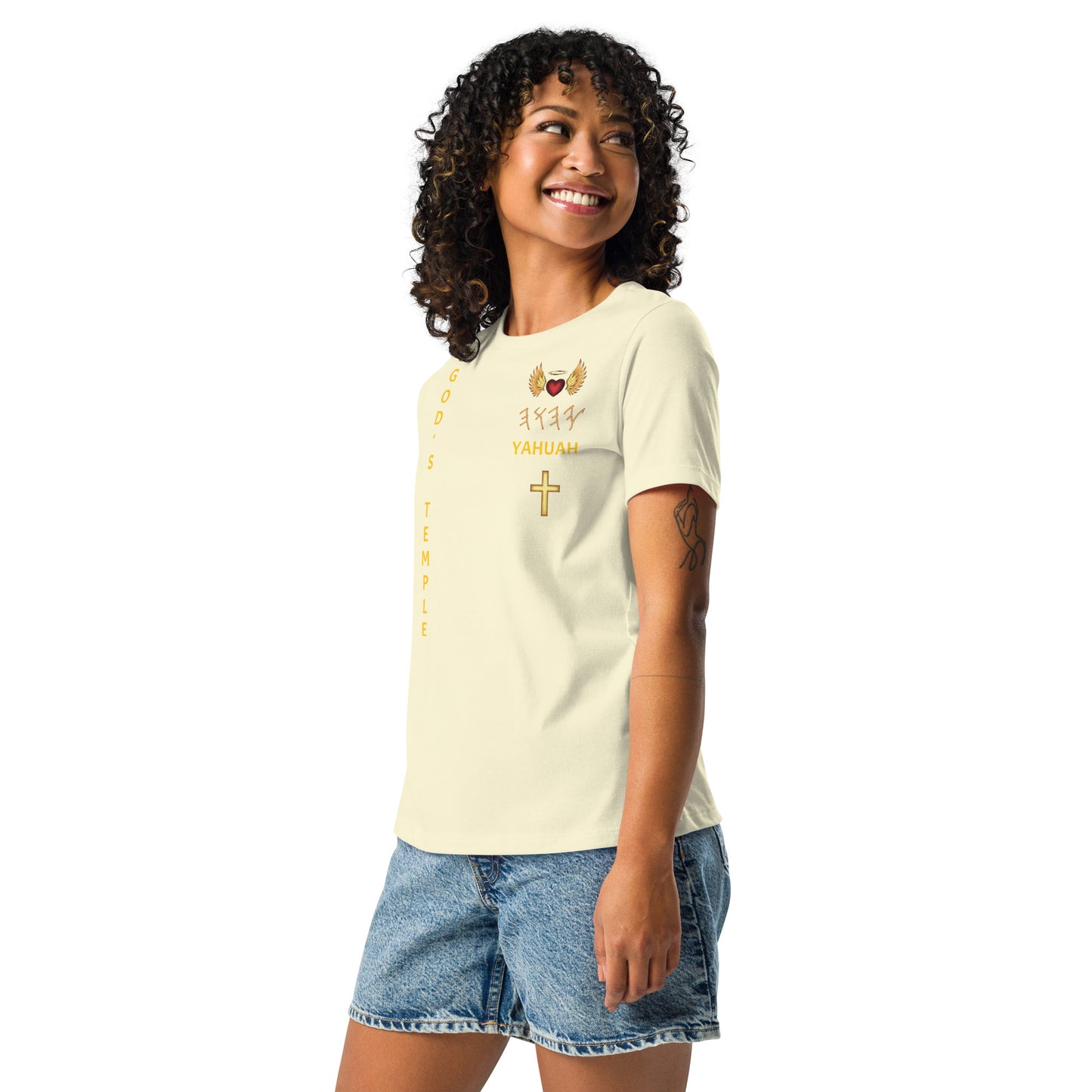 YAHUAH’s Temple S Women's Relaxed T-Shirt