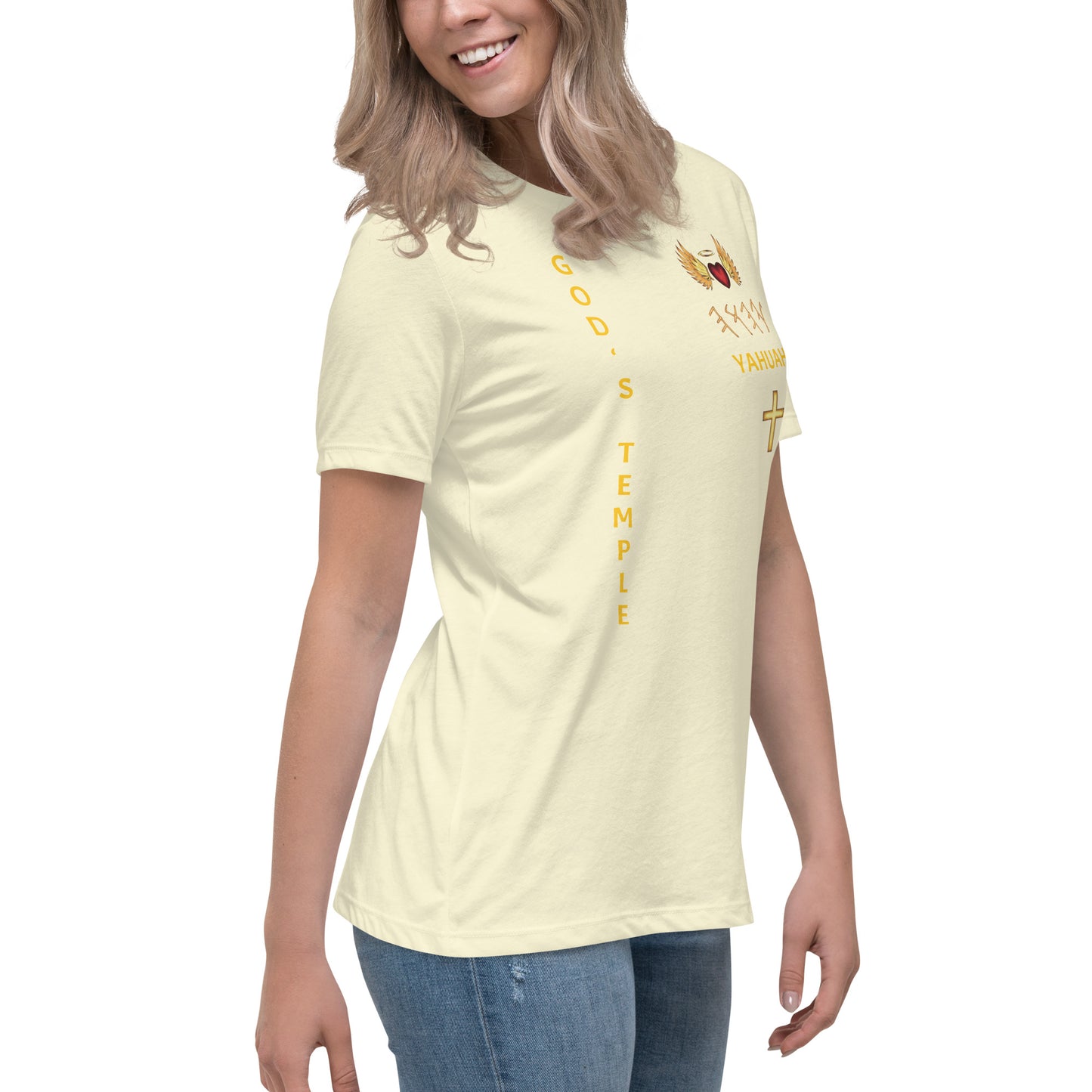 YAHUAH’s Temple S Women's Relaxed T-Shirt