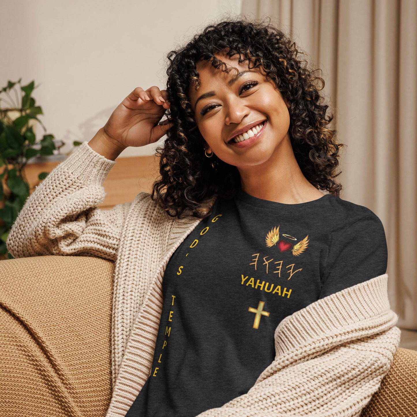 YAHUAH’s Temple S Women's Relaxed T-Shirt