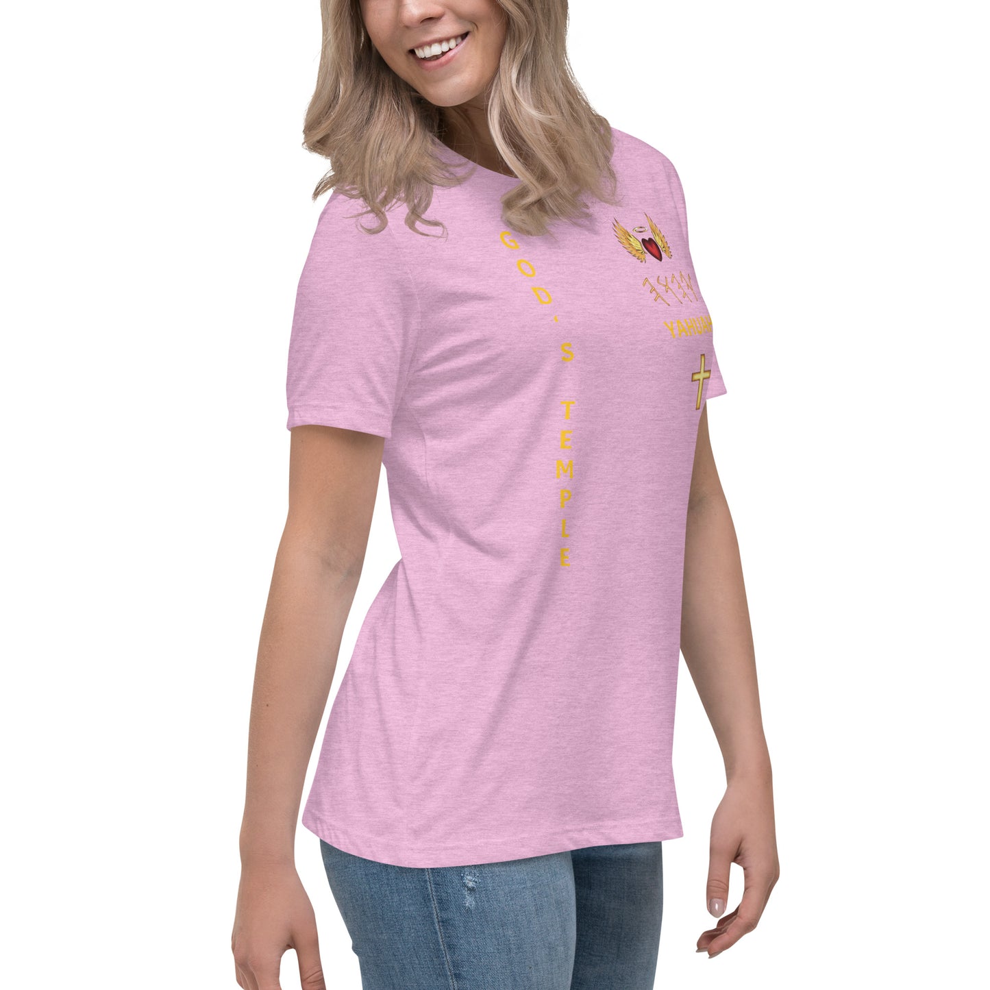 YAHUAH’s Temple S Women's Relaxed T-Shirt