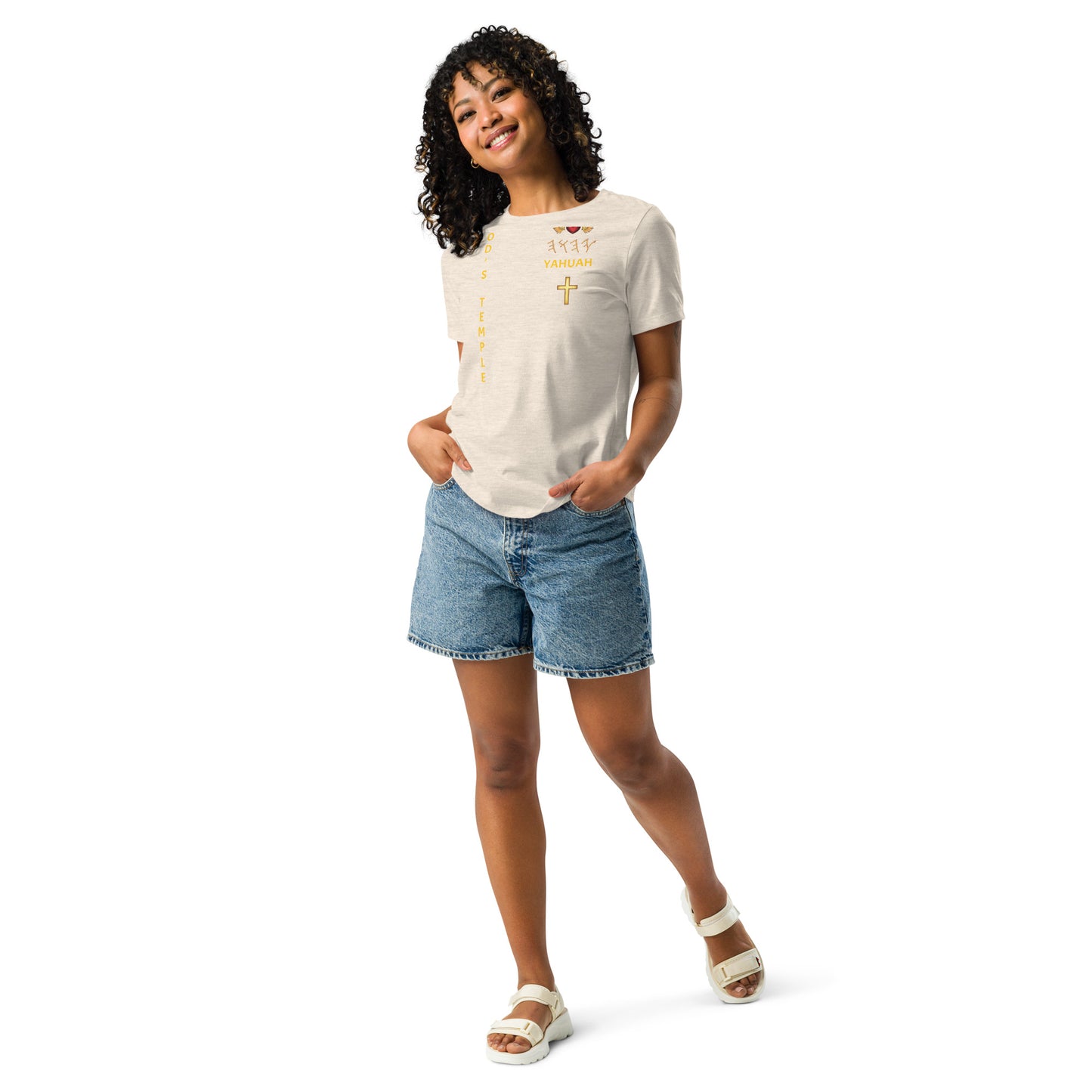 YAHUAH’s Temple S Women's Relaxed T-Shirt