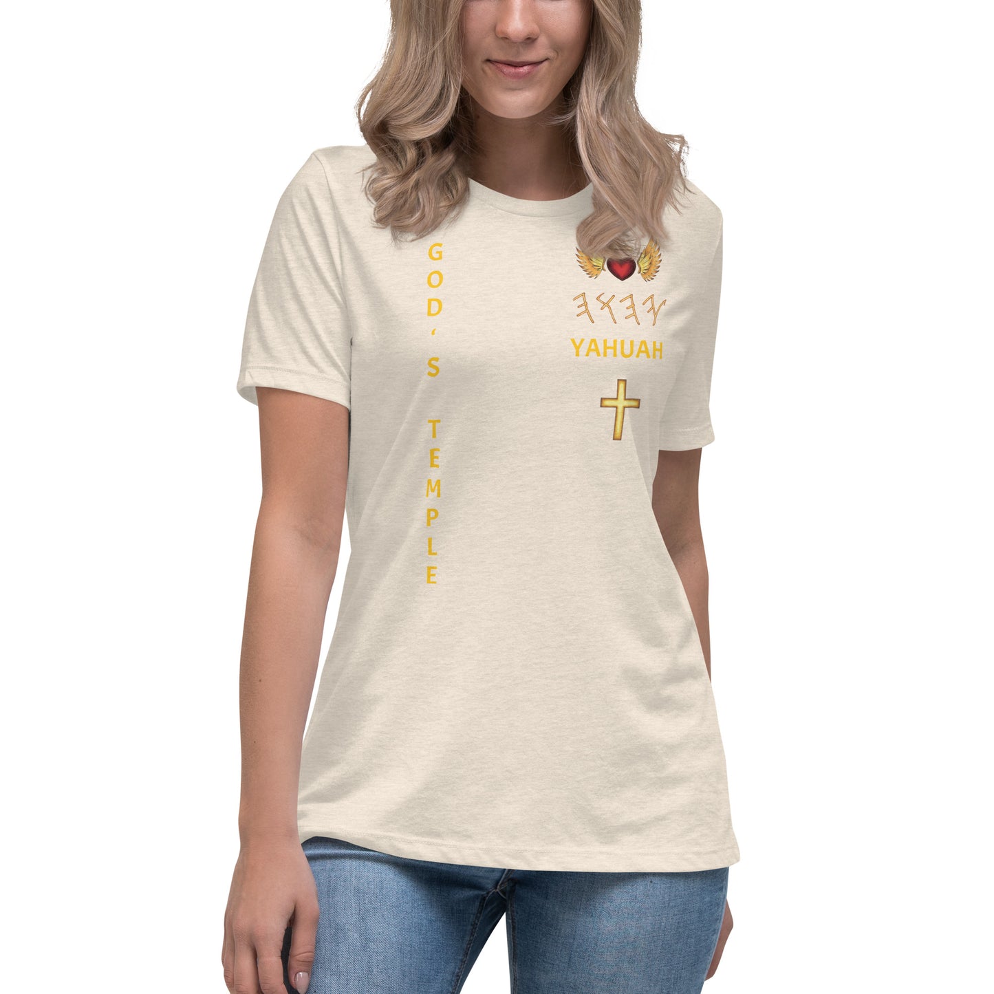 YAHUAH’s Temple S Women's Relaxed T-Shirt