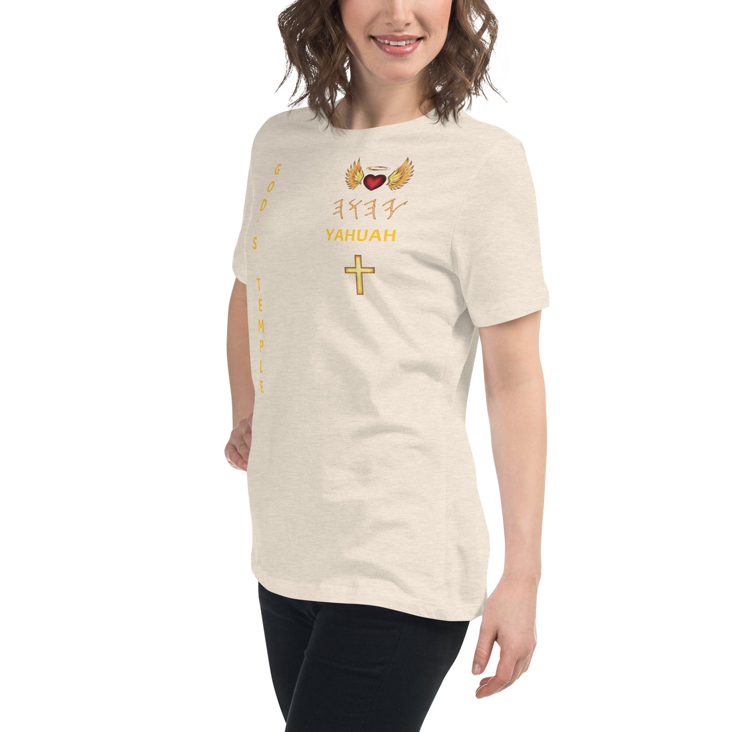 YAHUAH’s Temple S Women's Relaxed T-Shirt