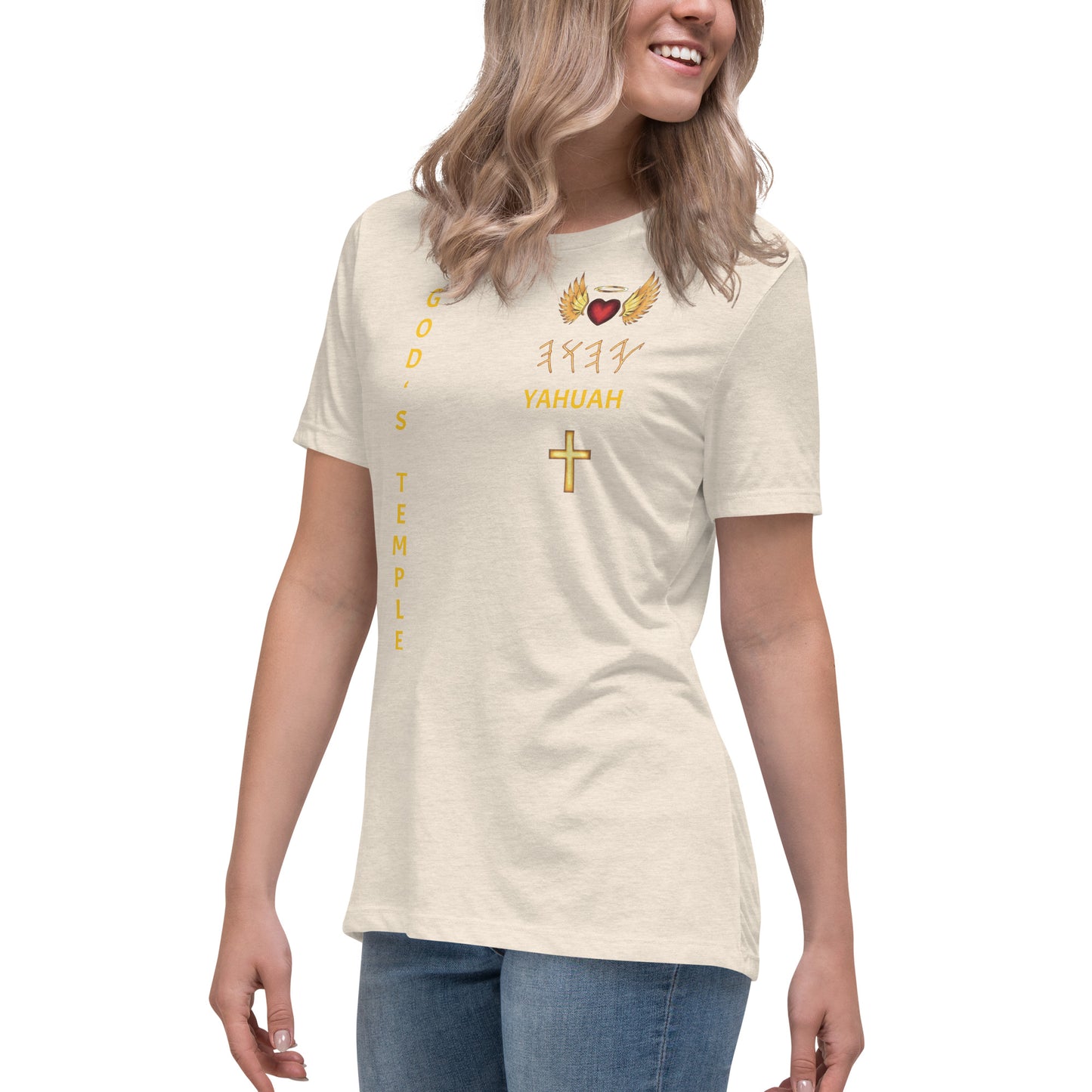 YAHUAH’s Temple S Women's Relaxed T-Shirt