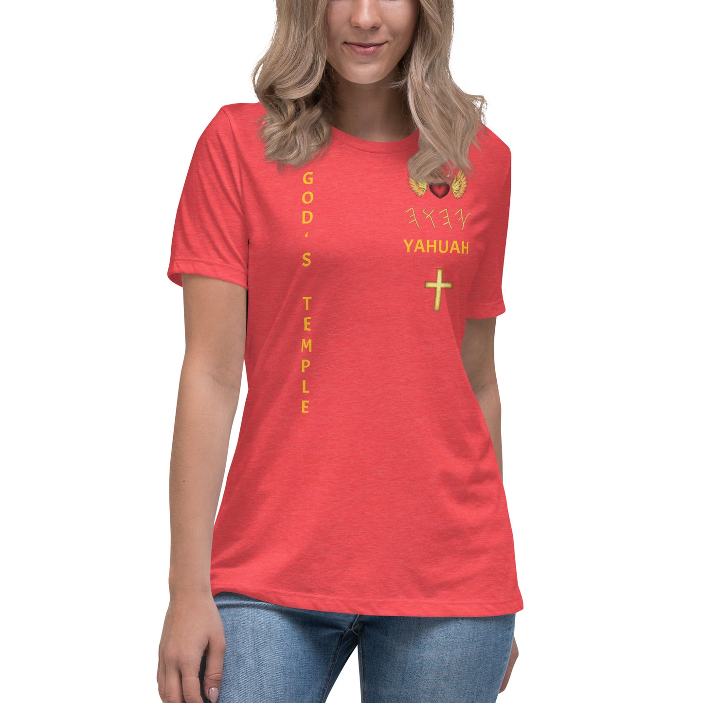 YAHUAH’s Temple S Women's Relaxed T-Shirt