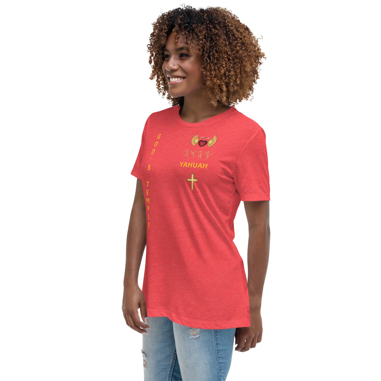 YAHUAH’s Temple S Women's Relaxed T-Shirt