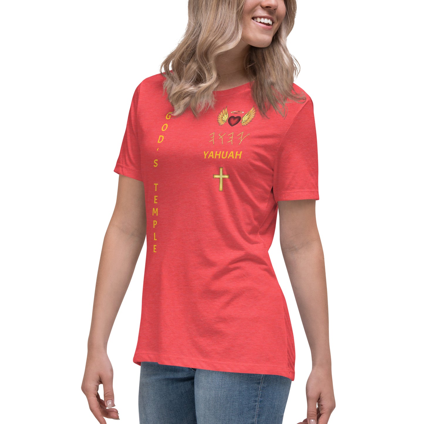 YAHUAH’s Temple S Women's Relaxed T-Shirt