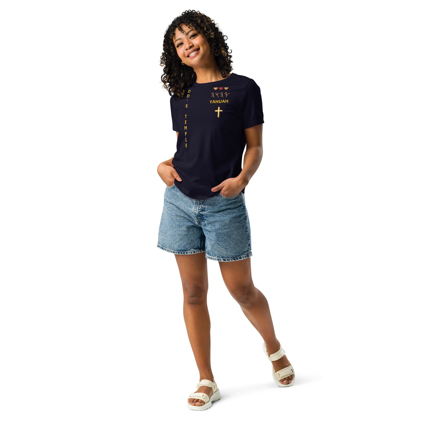 YAHUAH’s Temple S Women's Relaxed T-Shirt