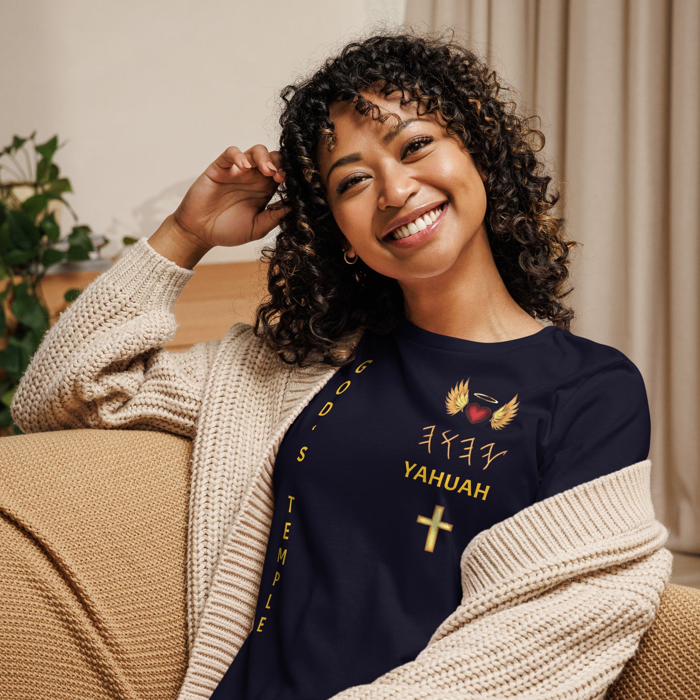 YAHUAH’s Temple S Women's Relaxed T-Shirt