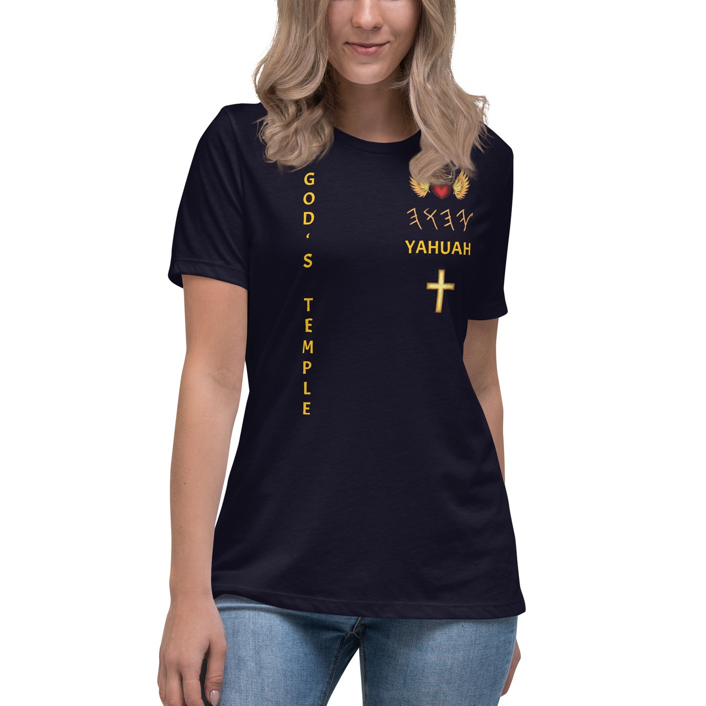 YAHUAH’s Temple S Women's Relaxed T-Shirt